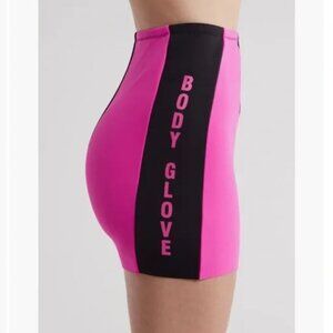 Good American Body Glove Skirt Size 4XL Pink/Black Compression Athletic Zip NWT